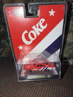 M2 MACHINES COCA COLA COKE 1966 DODGE CHARGER GASSER A43 1/750 CHASE MOC