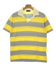 ROBERTO COLLINA Sweaters YellowxGray Border 48 Approx. L 2200586516027