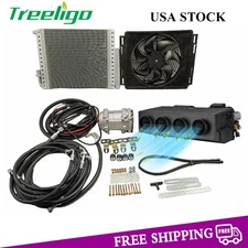 12V Underdash Cooling Electric Air Conditioner A/C Kit For Trucks RV Van Trailer