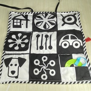 Manhattan Toy Wimmer Play Mat Double Sided Baby Activity Sensory Magnetic Rattle