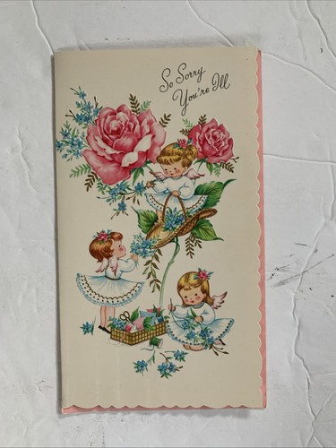 Rare Vintage Lot Of 8 MCM 1950s-Era Unused Embossed Sateen Greeting Cards - Bild 9 von 14