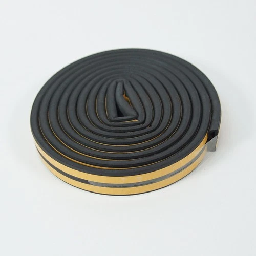 32.8FT Weather Stripping Seal Strip for Doors & Windows Self-Adhesive, Black