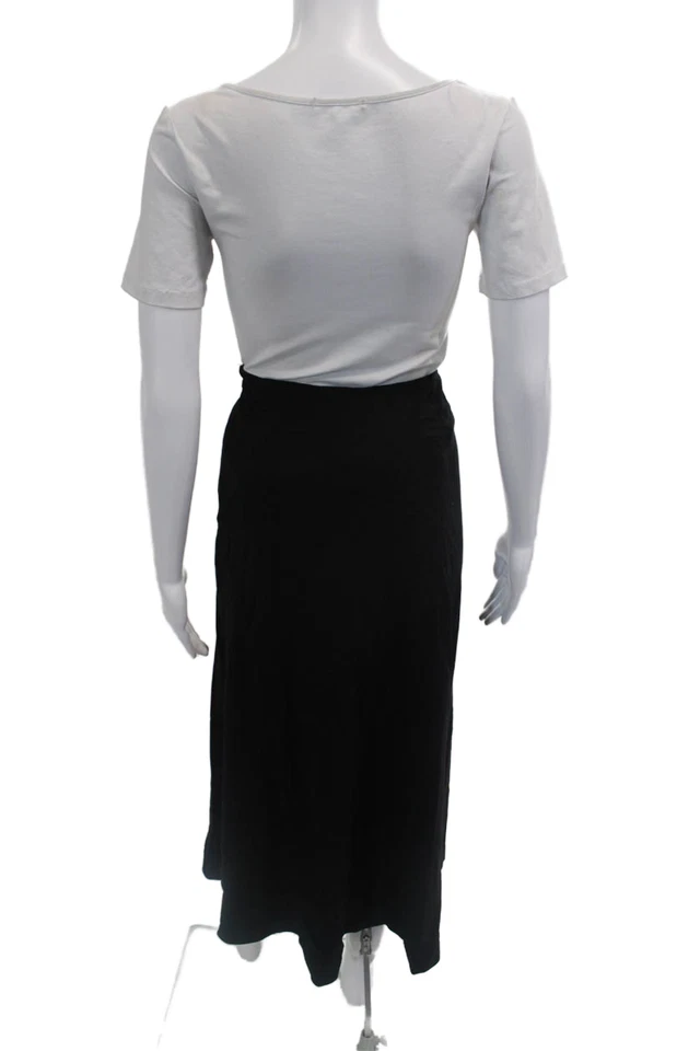 Ralph Lauren коллекции женщин линия макси юбка черная шерсть размер 8 - Изображение 3 из 4