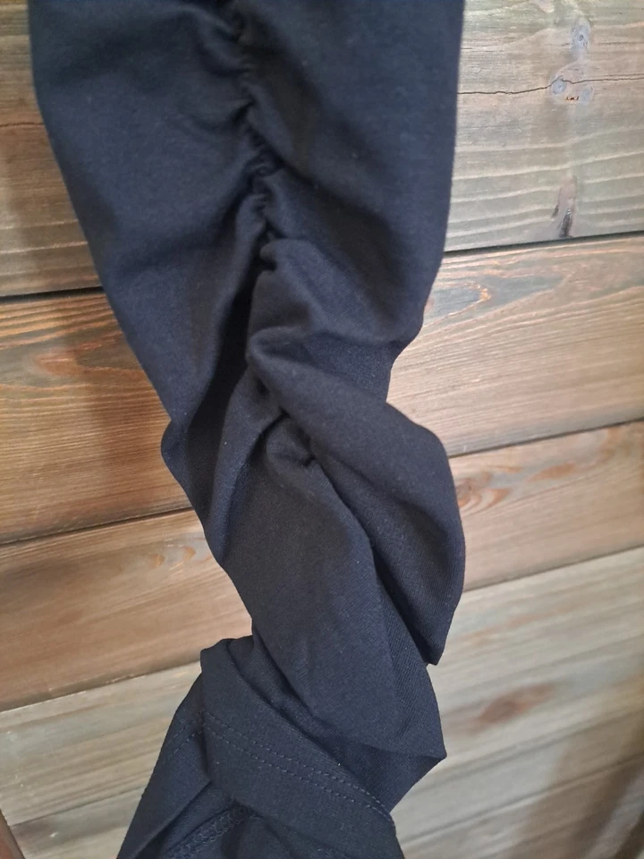 Leggings Serena Williams Signature Statement preta franzida tamanho grande nova com etiquetas - Imagem 4 de 4