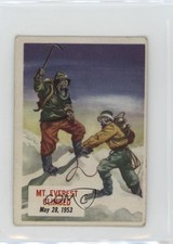 1954 Topps Scoops Sir Edmund Hillary Mt Everest Climbed #70 8mm