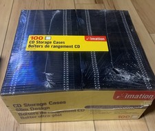 IMATION CD/ Storage Cases 100 NIBDVD Factory New Sealed