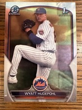 2023 Bowman Draft #BDC-147 Wyatt Hudepohl Chrome Refractor