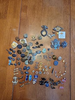 Lot of Vintage Military Pins