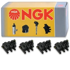 4 pc NGK 49001 U2023 Ignition Coils for IC364SB IC364 GY07-18-100 GN10179 un