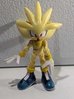 Jazwares Sonic The Hedgehog Super Silver 3  Inch Figure Sega Dirty / Nose Scuff