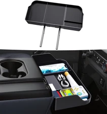 Front Center Console Organzier Headrest Tray Compatible with 2011-2025 Ford F...