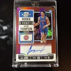 2023-24 Contenders Optic Ausar Thompson 102 RC Auto Rookie Ticket Red /99 Rookie
