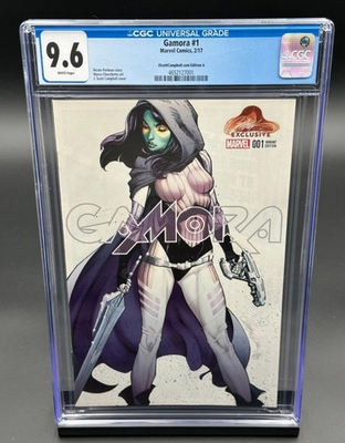 #ad Gamora #1 CGC 9.6 2017 Campbell .com Edition A $64.99
