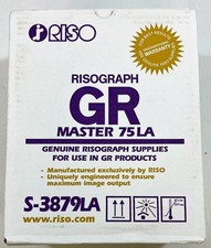 Genuine RisoGraph GR-1700/GR-2750 Master 75 LA Master Rolls S-3879LA New Sealed