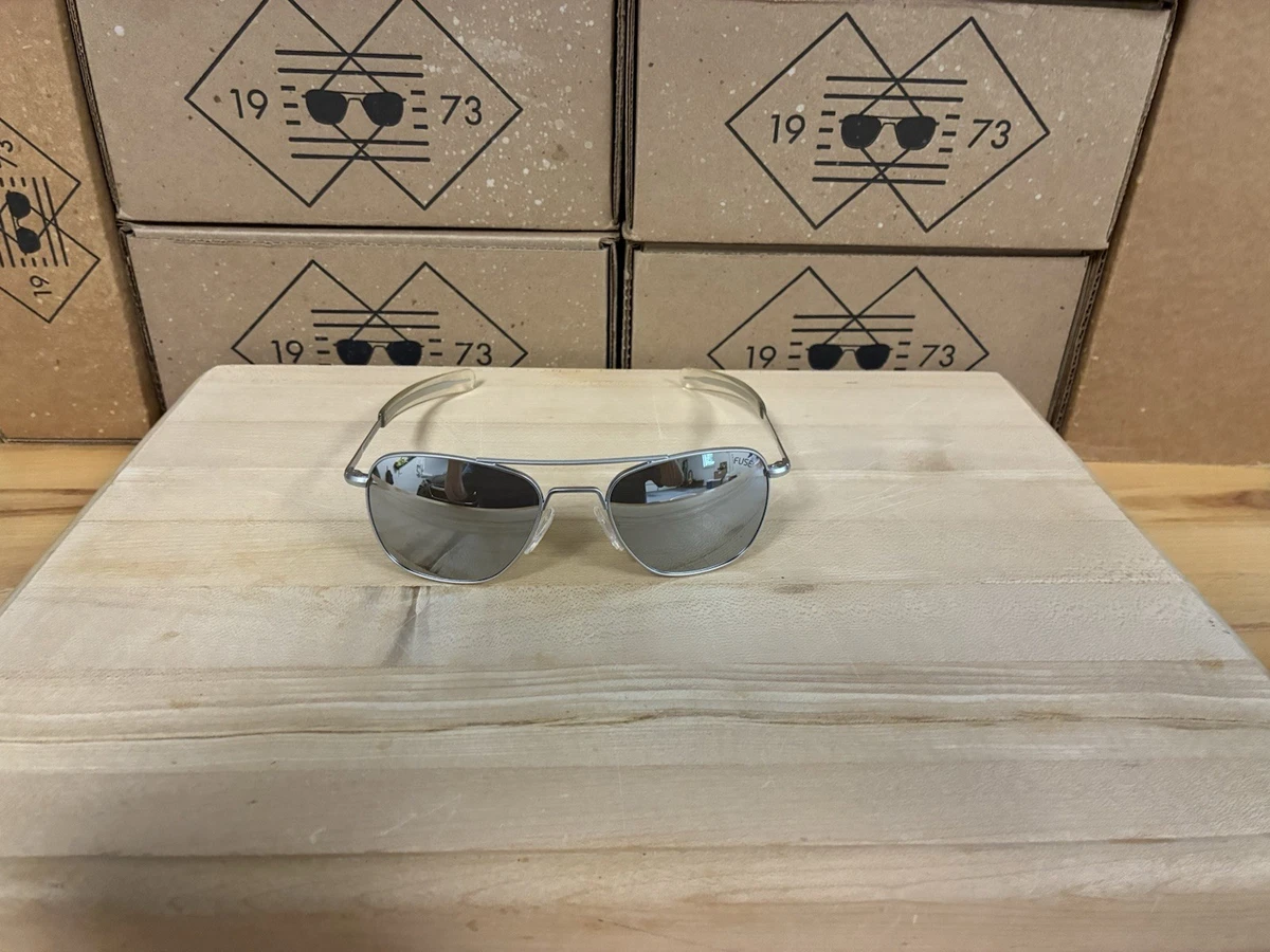 Randolph Engineering Silver Aviator Sunglasses for Men for sale | eBay