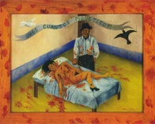 1935  A Few Small Nips, by Frida Kahlo Home Decor PRINT