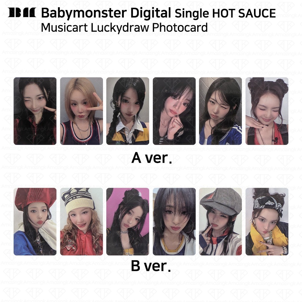 BabyMonster Digital Single Hot Sauce MusicArt LuckyDraw
