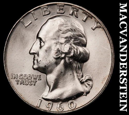 1960-D Washington Quarter- Choice Gem Brilliant Uncirculated++++ Luster #G6746
