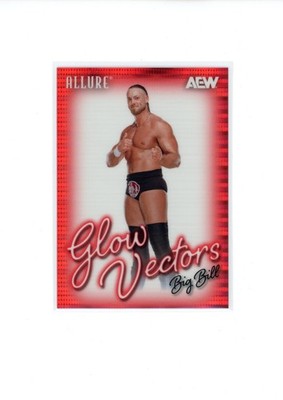 2026 Upper Deck Allure AEW Big Bill GV-3 Glow Vectors Red Parallel 39/199