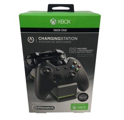 New Microsoft Xbox One Charging Station Black For Xbox One With Batteries
