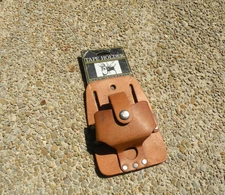 Vintage Custom Leathercraft Measuring Tape Holder Made In America