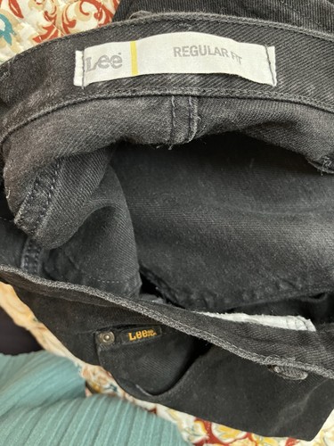 Pantalone jeans Lee nero denim 34x30 vestibilità regolare - Foto 9 di 9