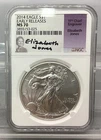 2014 American Silver Eagle - NGC - MS 70 - Early Releases