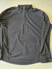 Eastern Mountain Sports Quarter Zip Pullover Waffle Grid Thermal Mens LG Shirt