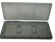 Nintendo DS OEM 3-Game Cartridge Holder Hard Case Plastic Gray