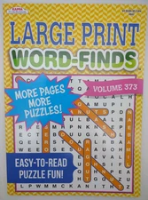 Large Print Word Finds Vols 373-376 bundle of 4, free shipping next business day