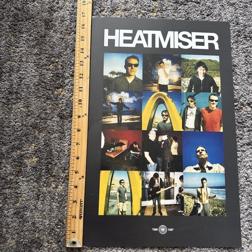 HEATMISER 30th Anniversary 2025 Ltd Ed RARE Tour Poster Indie Rock Post Hardcore - Picture 6 of 7
