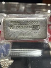 Vintage Engelhard 10 oz .999 Bar Poured Bull Logo