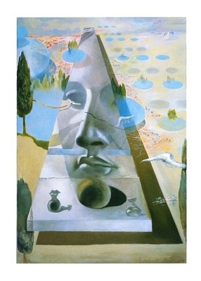 Salvador Dali ''Apparition of the Visage of Aphrodite'' Framed UV Protection Glass