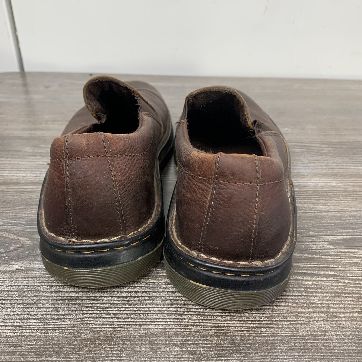 Dr. Martens Bryce - Brown Slip-on Leather Loafers - Men display picture 1
