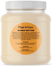 Raw Mango Butter 3 Lbs. Bulk 100 Pure Unrefined Organic Natural Skin Body Hair