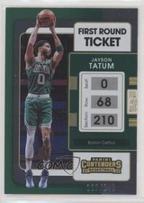 2021-22 Panini Contenders 1st Round Ticket 127/149 Jayson Tatum #44 o7m