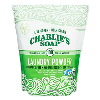 Charlie s Soap Laundry Powder (300 Loads, 1 Pack) Fragrance  Assorted Styles 