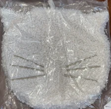 *Pottery Barn  CAT PET STOCKING Cozy Teddy Faux Fur Sherpa Christmas NEW