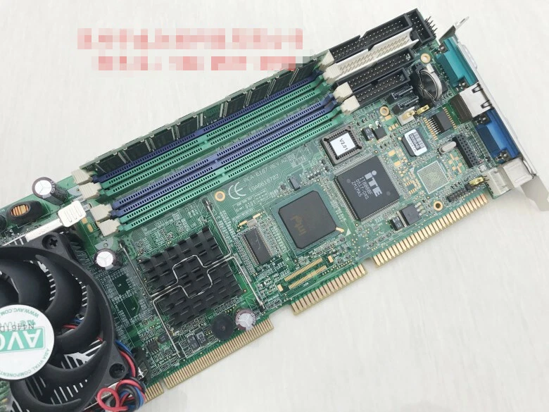 Advantech IPC Motherboard PCA-6187 REV.A2 PCA-6187VE Send CPU Memory Fan - Image 2 of 2