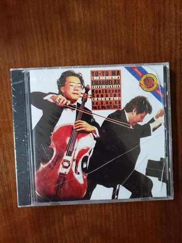 Yo Yo Ma Emanuel Ax CD Beethoven Sonatas 3 & 5 Volume 2 Sealed Cracked Case