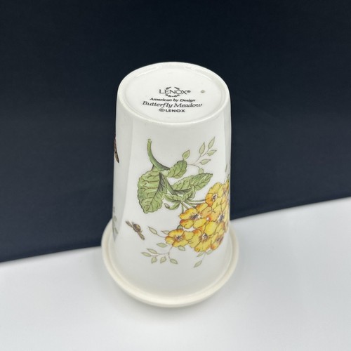 Lenox Butterfly Meadow Thermal Travel Cup Mug Silicone Lid 10 oz 6” Tall W/Lid - Picture 11 of 18