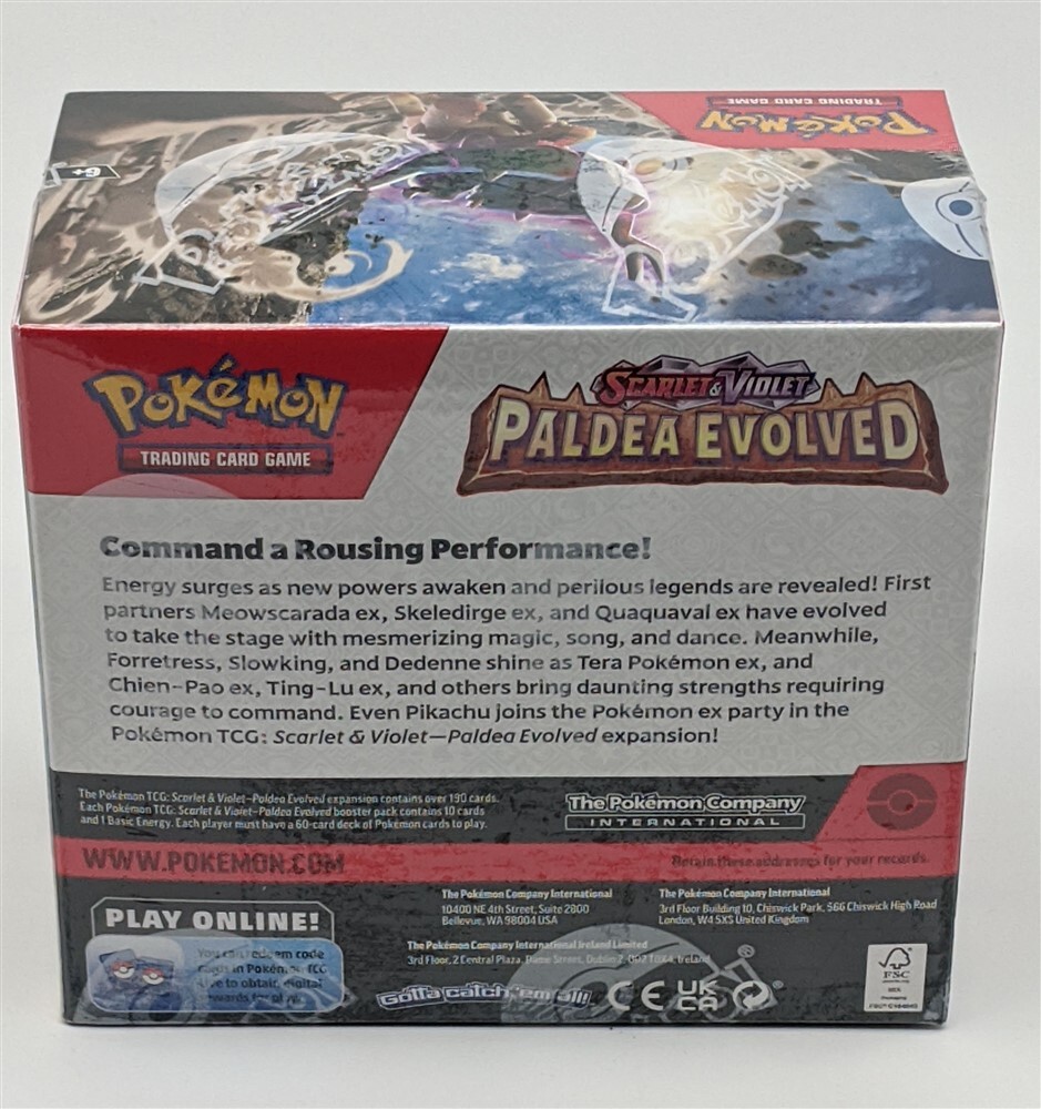 ポケモンカード　PALDEA EVOLVED 未開封box Pokémon TCG Scarlet & Violet Paldea Evolved Booster Box - US