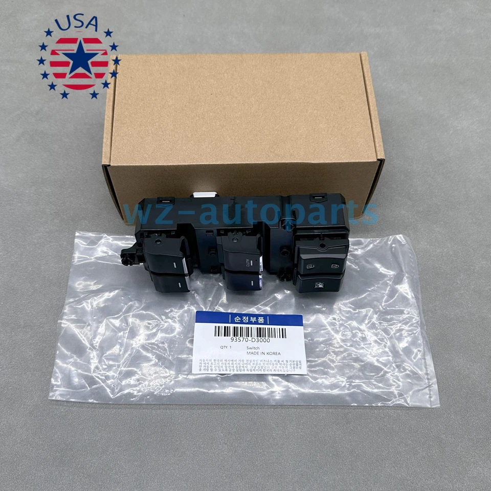 New For 2016-2018 Hyundai Tucson Car Driver Left Door Master Power Window Switch Foto 3 de 4