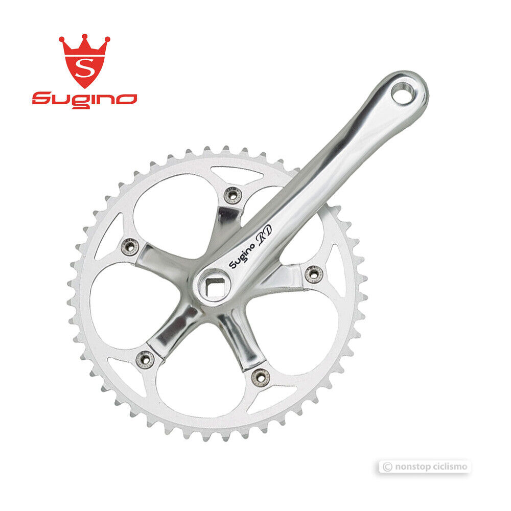 NEW Sugino RD-2 Single Speed Track Crankset 48T 170mm 3/32 NEW Sugino RD-2 Single Speed Track Crankset 48T 170mm 3/32