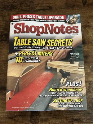 Vintage Vol. 16 Issue 94 2007 ShopNotes Magazine Woodworking Home ...