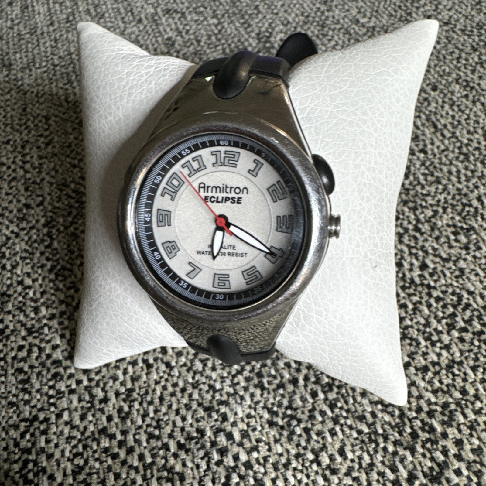 Armitron Eclipse Waterproof Watch Quartz Japan Movement 20/1591 New Battery