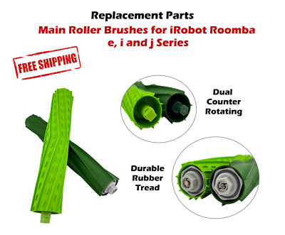 Roller Brushes For iRobot Roomba e5 e6 i1 i3+ i4 i6 i7+ i8 Plus Replacement Part