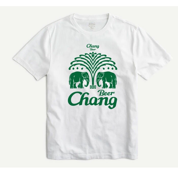 Buy Chang Beer T Shirt B273 Bangkok Thailand Elephant Retro Cool Top Tee Online In India - Foto 10