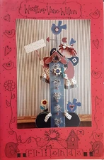 Vintage Friends Sewing Pattern 356 WEATHER VANE WILMA 30" Doll Craft Project (H)