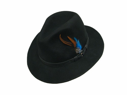 Wool Ranger Waterproof Felt Fedora Hat 